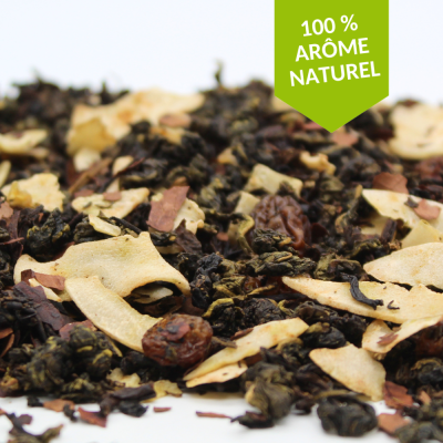 Thé Oolong Tartelette Noix de coco Cacao